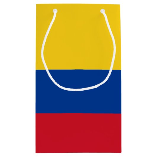 Flagge Kolumbiens - Bandera De Colombia Kleine Geschenktüte (Rückseite)