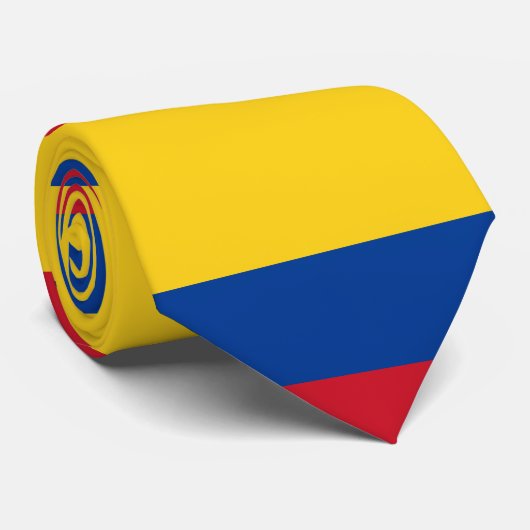 Flagge Kolumbiens - Bandera De Colombia Krawatte (Gerollt)