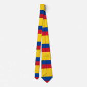 Flagge Kolumbiens - Bandera De Colombia Krawatte (Rückseite)