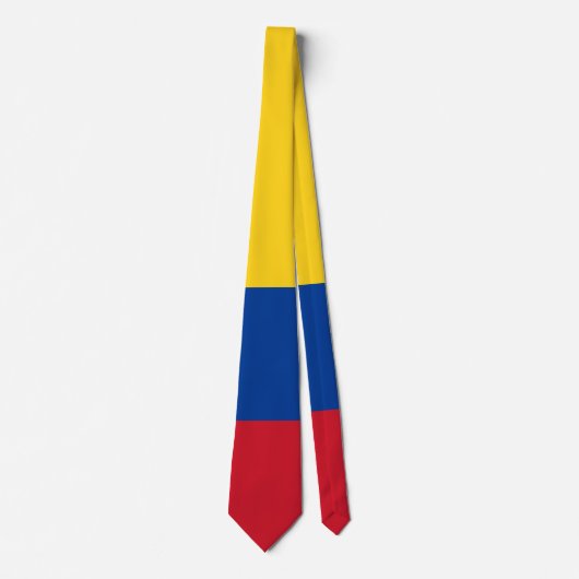 Flagge Kolumbiens - Bandera De Colombia Krawatte (Vorderseite)