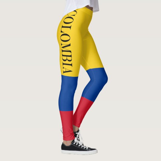 Flagge Kolumbiens - Bandera De Colombia Leggings (Rechts)