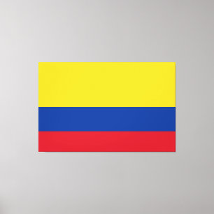 Flagge Kolumbiens - Bandera De Colombia Leinwanddruck