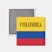 Flagge Kolumbiens - Bandera De Colombia Magnet (Vorderseite/Rückseite)