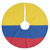 Flagge Kolumbiens - Bandera De Colombia Polyester Weihnachtsbaumdecke (Vorderseite)