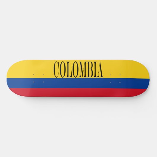 Flagge Kolumbiens - Bandera De Colombia Skateboard (Horizontal)