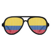 Flagge Kolumbiens - Bandera De Colombia Sonnenbrille (Vorderseite)