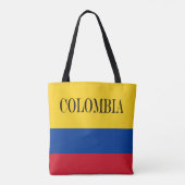 Flagge Kolumbiens - Bandera De Colombia Tasche (Rückseite)