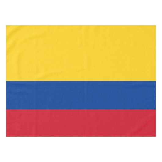Flagge Kolumbiens - Bandera De Colombia Tischdecke (Vorderseite (Horizontal))