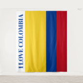 Flagge Kolumbiens - Bandera De Colombia Wandteppich (Vorderseite)