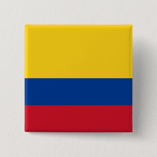 Flagge Kolumbiens Button (Vorderseite)