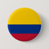 Flagge Kolumbiens Button (Vorderseite)