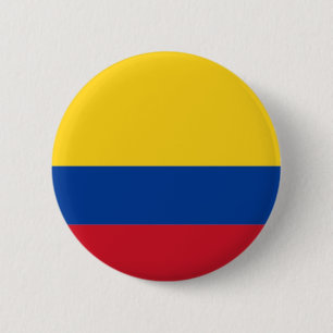 Flagge Kolumbiens Button