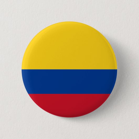 Flagge Kolumbiens Button (Vorderseite)