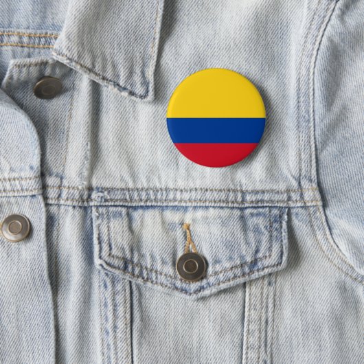 Flagge Kolumbiens Button (Beispiel)