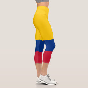 Flagge Kolumbiens Capri Leggings