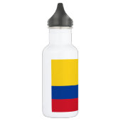 Flagge Kolumbiens Edelstahlflasche (Links)