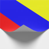 Flagge Kolumbiens Geschenkpapier (Ecke)