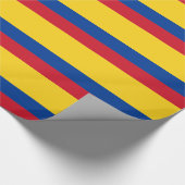Flagge Kolumbiens Geschenkpapier (Ecke)