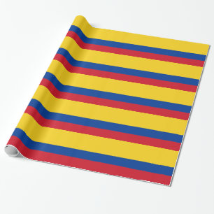 Flagge Kolumbiens Geschenkpapier