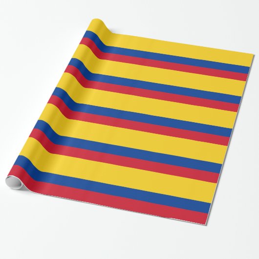 Flagge Kolumbiens Geschenkpapier (Ungerollt)