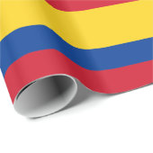 Flagge Kolumbiens Geschenkpapier (Rolleneckpunkt)