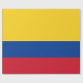 Flagge Kolumbiens Geschenkpapier (Flach)