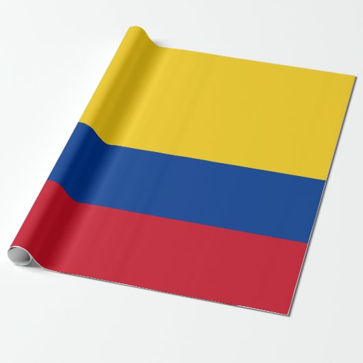 Flagge Kolumbiens Geschenkpapier (Ungerollt)