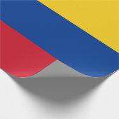 Flagge Kolumbiens Geschenkpapier (Ecke)