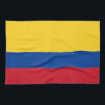 Flagge Kolumbiens Handtuch<br><div class="desc">Flagge Kolumbiens - Tricolor Nacional</div>