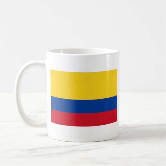 Flagge Kolumbiens Kaffeetasse (Links)