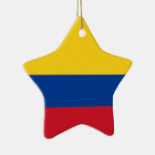 Flagge Kolumbiens Keramik Ornament (Rechts)
