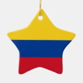Flagge Kolumbiens Keramik Ornament (Vorne)