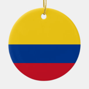 Flagge Kolumbiens Keramik Ornament