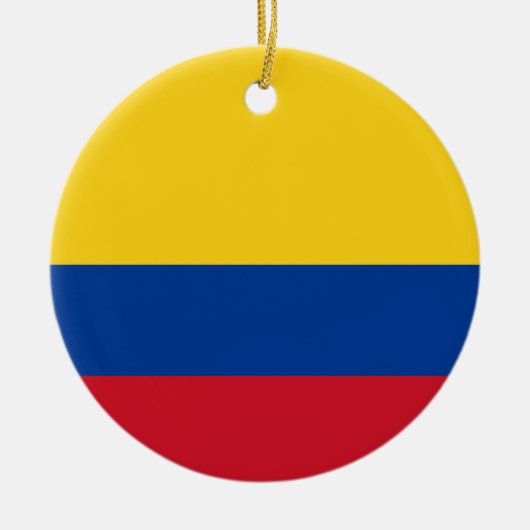 Flagge Kolumbiens Keramik Ornament (Vorne)