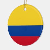 Flagge Kolumbiens Keramik Ornament (Links)