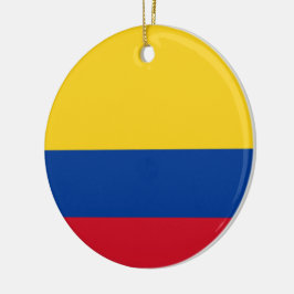 Flagge Kolumbiens Keramik Ornament