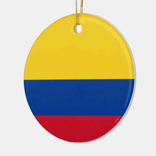 Flagge Kolumbiens Keramik Ornament (Links)