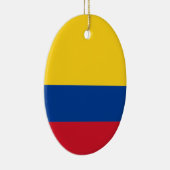 Flagge Kolumbiens Keramikornament (Rechts)