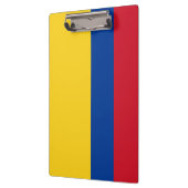 Flagge Kolumbiens Klemmbrett (Links)