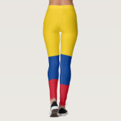 Flagge Kolumbiens Leggings (Rückseite)