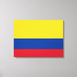 Flagge Kolumbiens Leinwanddruck