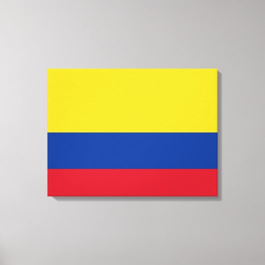 Flagge Kolumbiens Leinwanddruck (Vorderseite)