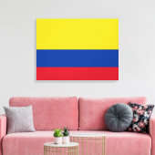 Flagge Kolumbiens Leinwanddruck (Insitu (Wohnzimmer))