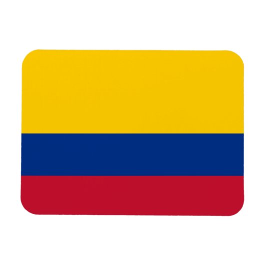 Flagge Kolumbiens Magnet (Horizontal)