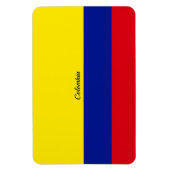 Flagge Kolumbiens, mit einem Gütezeichen versehen Magnet (Vertikal)