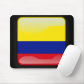 Flagge Kolumbiens Mousepad (Mit Mouse)