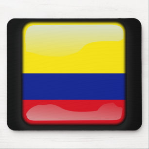 Flagge Kolumbiens Mousepad