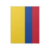 Flagge Kolumbiens Notizblock (Rotiert)
