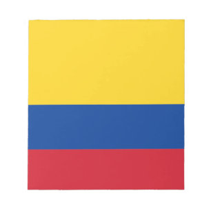 Flagge Kolumbiens Notizblock