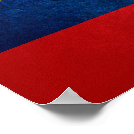 Flagge Kolumbiens Poster (Ecke)